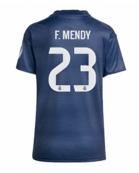 Real Madrid Ferland Mendy #23 Maglia Gara Trasferta Repliche 2025-26 Donna Maniche Corte Real Madrid Ferland Mendy #23 Maglia Gara Trasferta Repliche 2025-26 Donna Maniche Corte